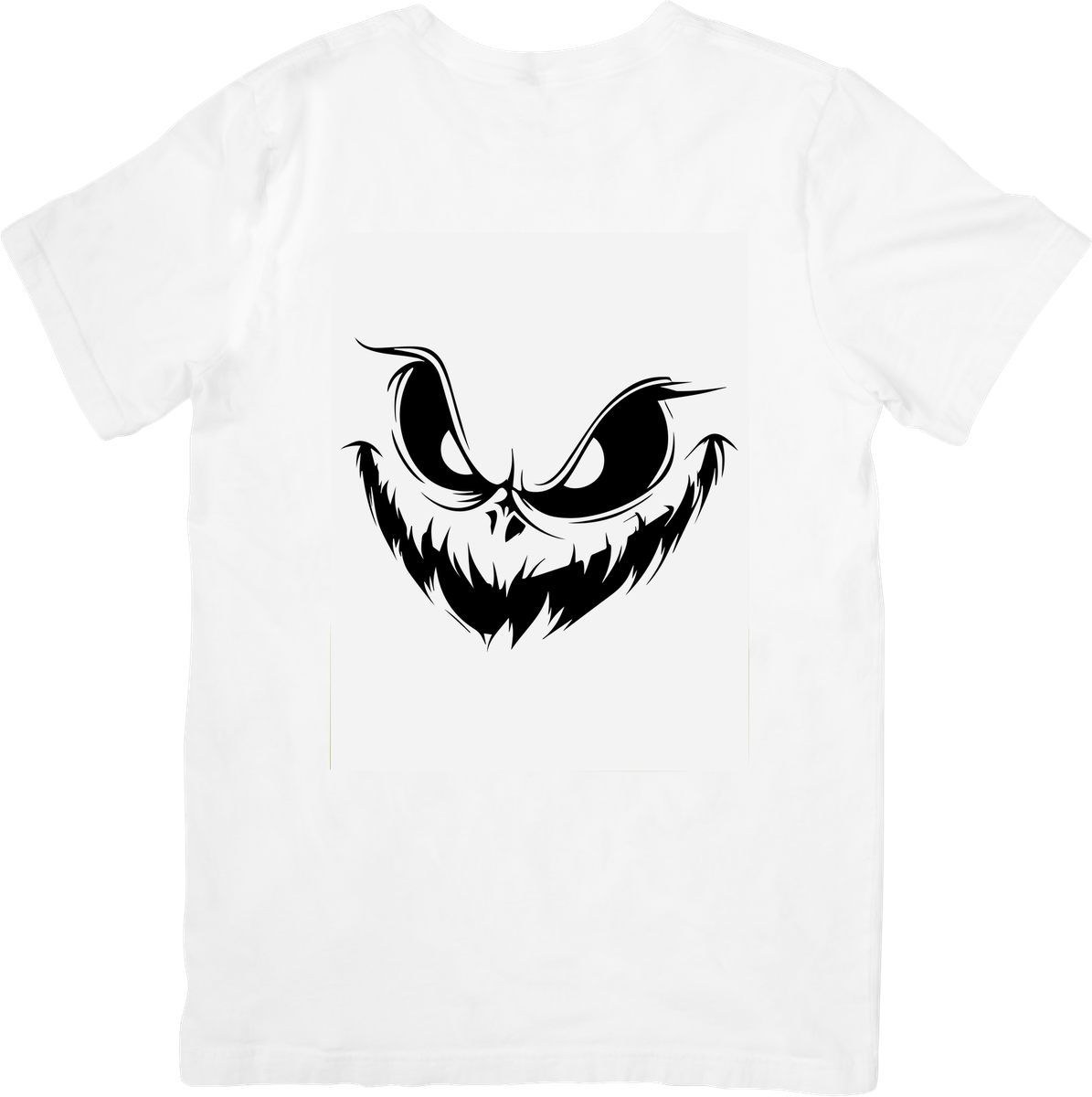 Scary Jack O Lantern Face T-Shirt | Spooky Halloween Graphic Tee | Creepy Pumpkin Gift