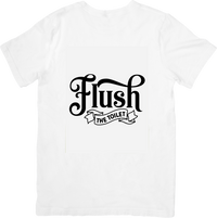 Thumbnail for Flush The Toilet T-Shirt | Funny Vintage Bathroom Reminder Graphic Tee | Humor Gift