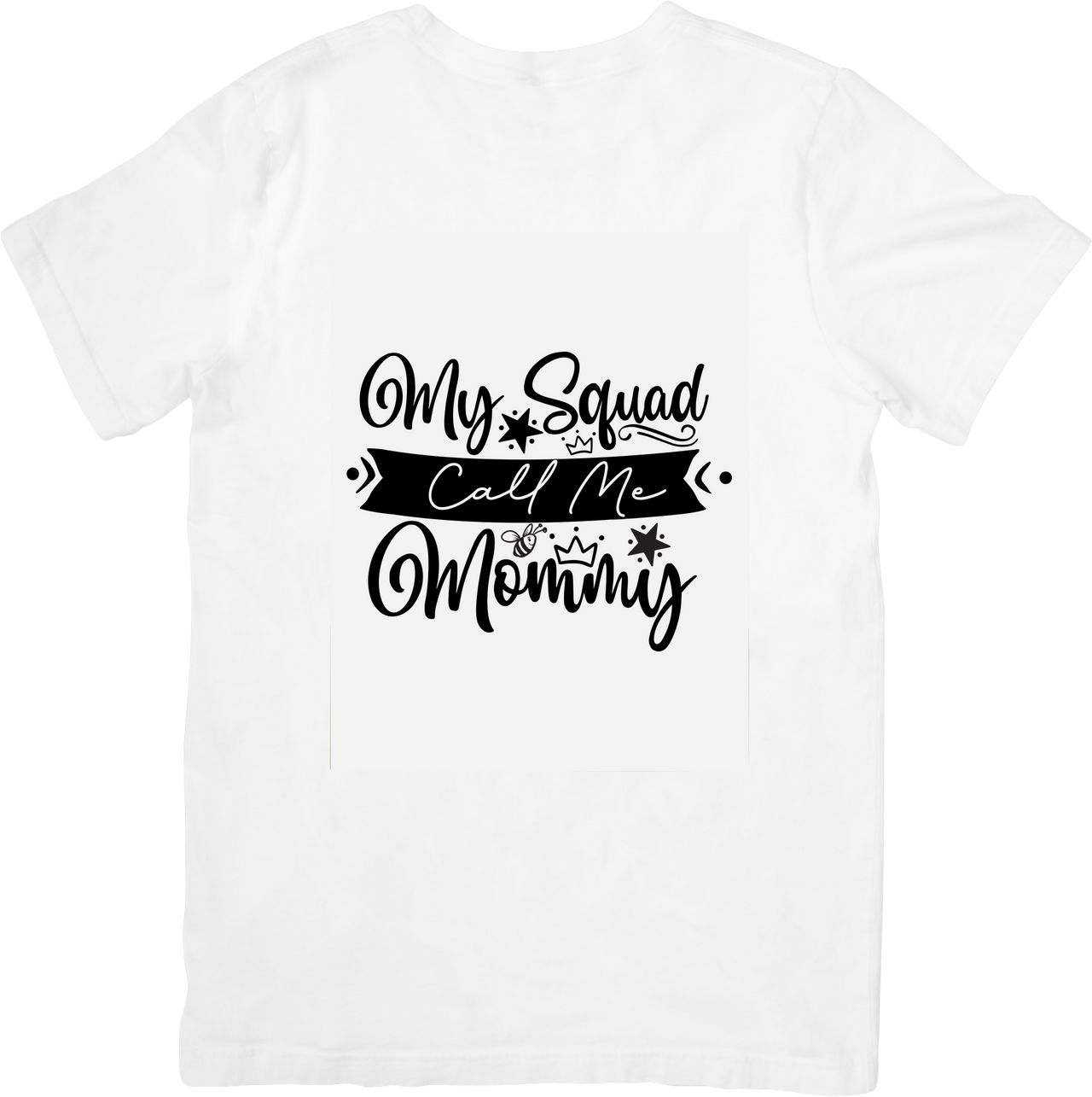 My Squad Calls Me Mommy T-Shirt Minimalist Mom Life Graphic Tee New Mom Gift
