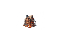 Thumbnail for Log Cabin Throw Pillow | Cozy Watercolor Wilderness Cabin Decorative Pillow | Rustic Lodge Gift
