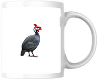 Thumbnail for Guinea Fowl Mug | Realistic Helmeted Bird Coffee Mug | Bird Lover Farm Gift